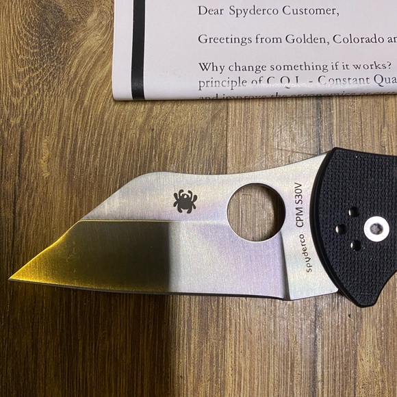 Spyderco Yojimbo 2 C85G2 G10 handle self defense EDC - Picture 4 of 8